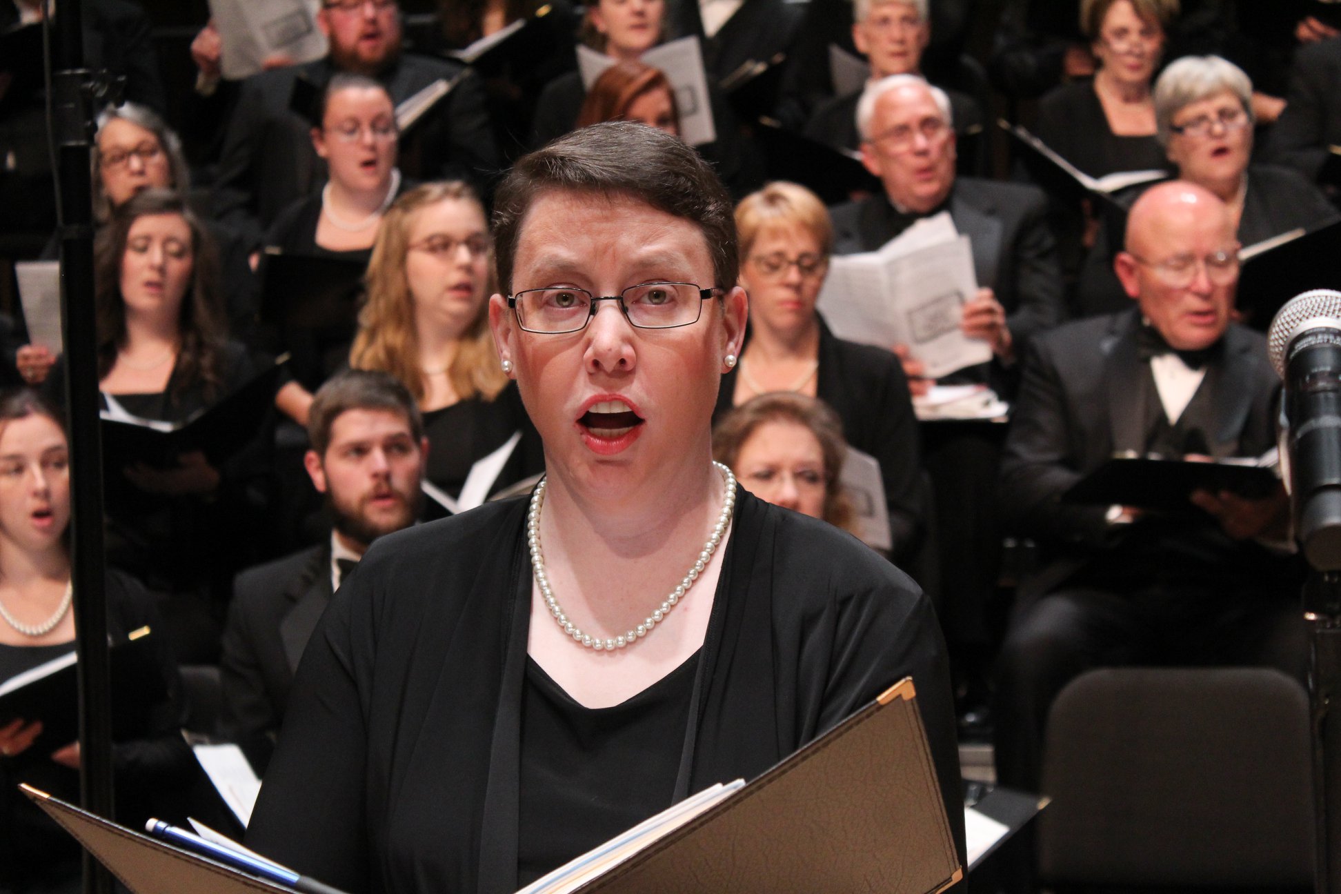 Laura with the Greeley Chorale