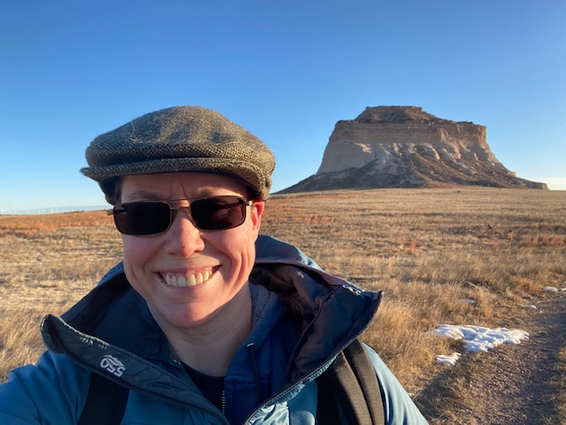 Laura at Pawnee Buttes